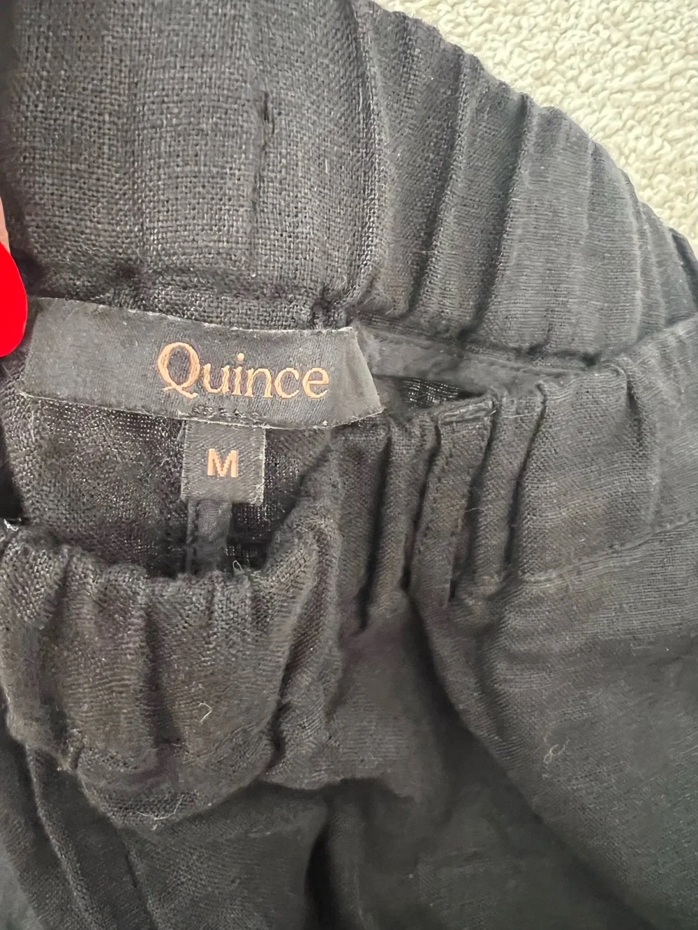 Quince linen ankle